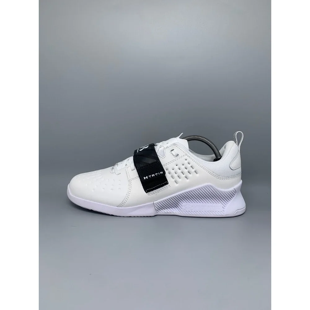 Under Armour Reign Lifter White Training Shoes 3023735-101 Men's Sz 10 NWT